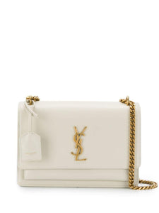 Women's Ysl Bo Mng M Sunset in Crema Soft | 442906D420W9207