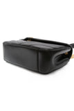 SAINT LAURENT Black Noir LouLou Medium in Matelasse Lambskin Shoulder Bag (NEW)
