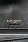 SAINT LAURENT Black Noir LouLou Medium in Matelasse Lambskin Shoulder Bag (NEW)