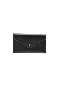 SAINT LAURENT Black Noir LouLou Medium in Matelasse Lambskin Shoulder Bag (NEW)