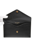 SAINT LAURENT Black Noir LouLou Medium in Matelasse Lambskin Shoulder Bag (NEW)