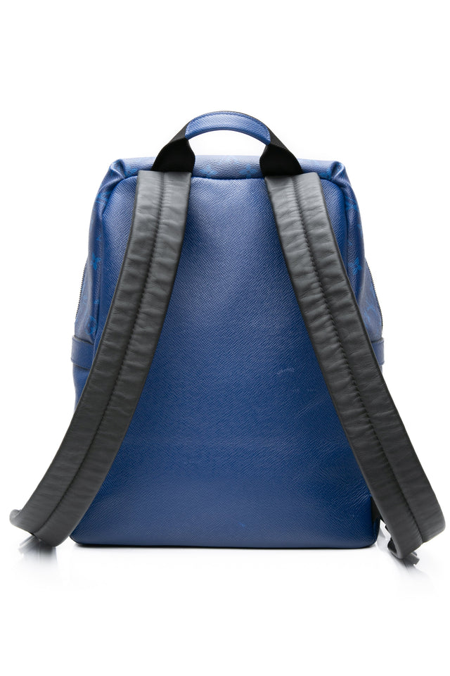 LOUIS VUITTON Taigarama Monogram Cobalt Discovery Backpack PM