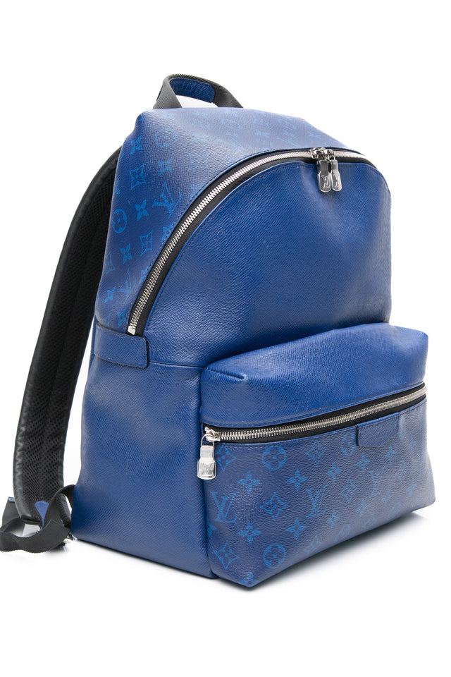 LOUIS VUITTON Taigarama Monogram Cobalt Discovery Backpack PM