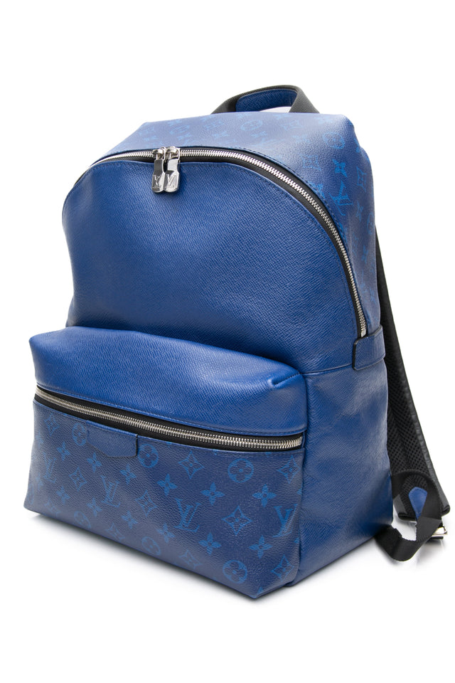 LOUIS VUITTON Taigarama Monogram Cobalt Discovery Backpack PM