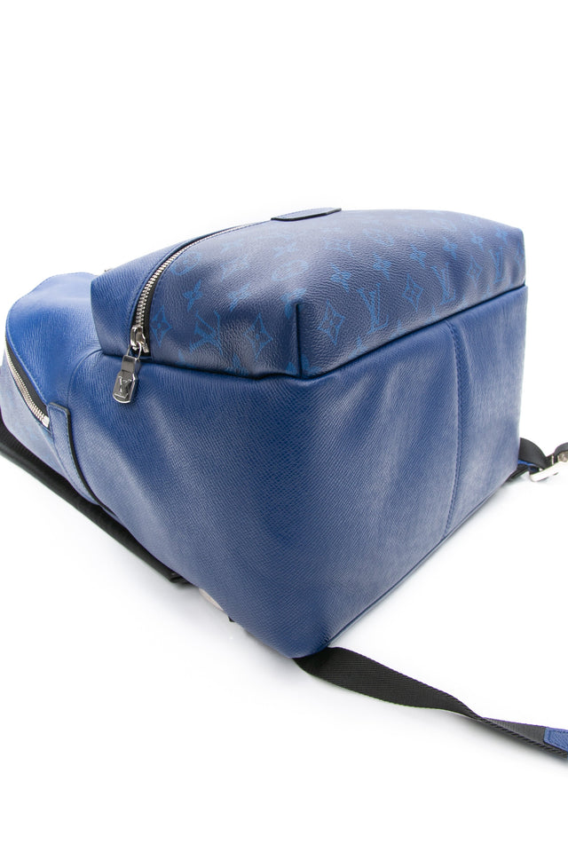 LOUIS VUITTON Taigarama Monogram Cobalt Discovery Backpack PM