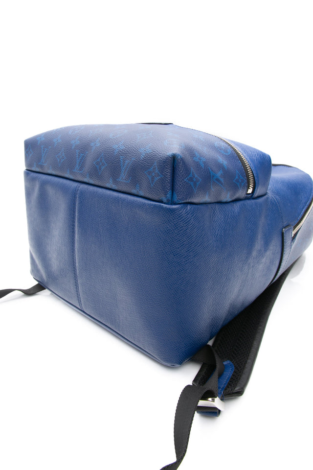 LOUIS VUITTON Taigarama Monogram Cobalt Discovery Backpack PM