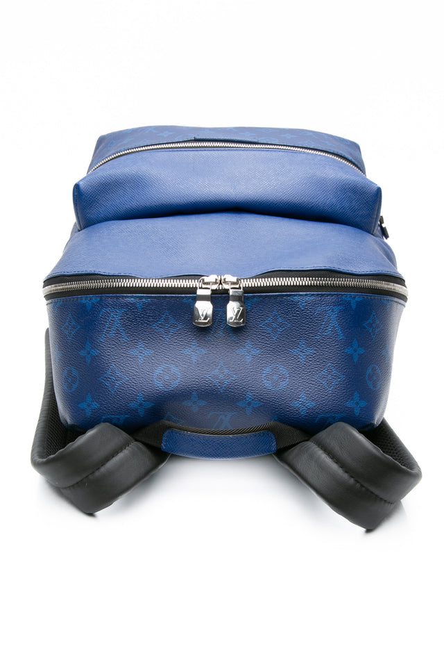 LOUIS VUITTON Taigarama Monogram Cobalt Discovery Backpack PM