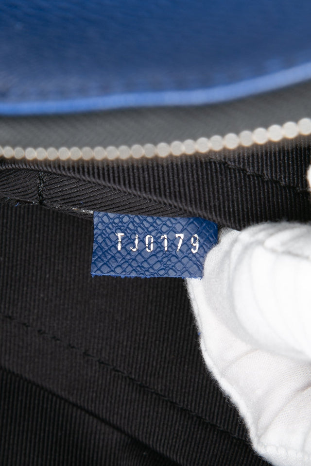 LOUIS VUITTON Taigarama Monogram Cobalt Discovery Backpack PM
