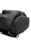 FENDI Black FF Jacquard Fabric Fendi Strike Medium Backpack