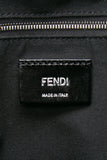 FENDI Black FF Jacquard Fabric Fendi Strike Medium Backpack