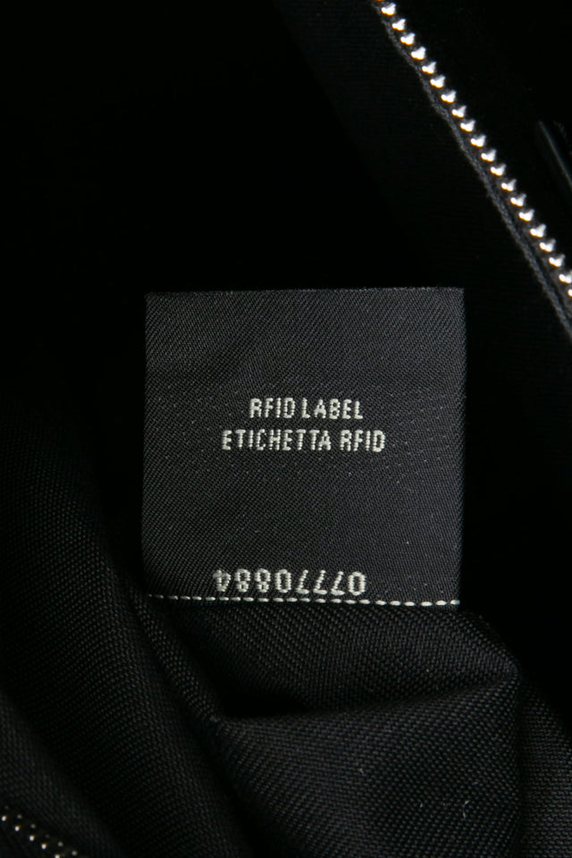 FENDI Black FF Jacquard Fabric Fendi Strike Medium Backpack