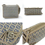 Fendi Canvas Leather Shoulder Bag