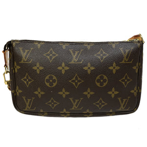 Louis Vuitton Pochette Accessoires  Canvas Clutch Bag