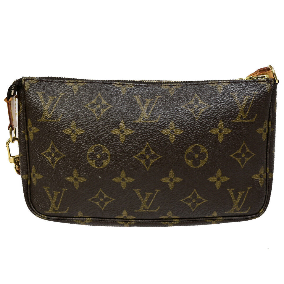 Louis Vuitton Pochette Accessoires  Canvas Clutch Bag
