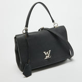 Louis Vuitton Black Leather Lockme Ii Bag