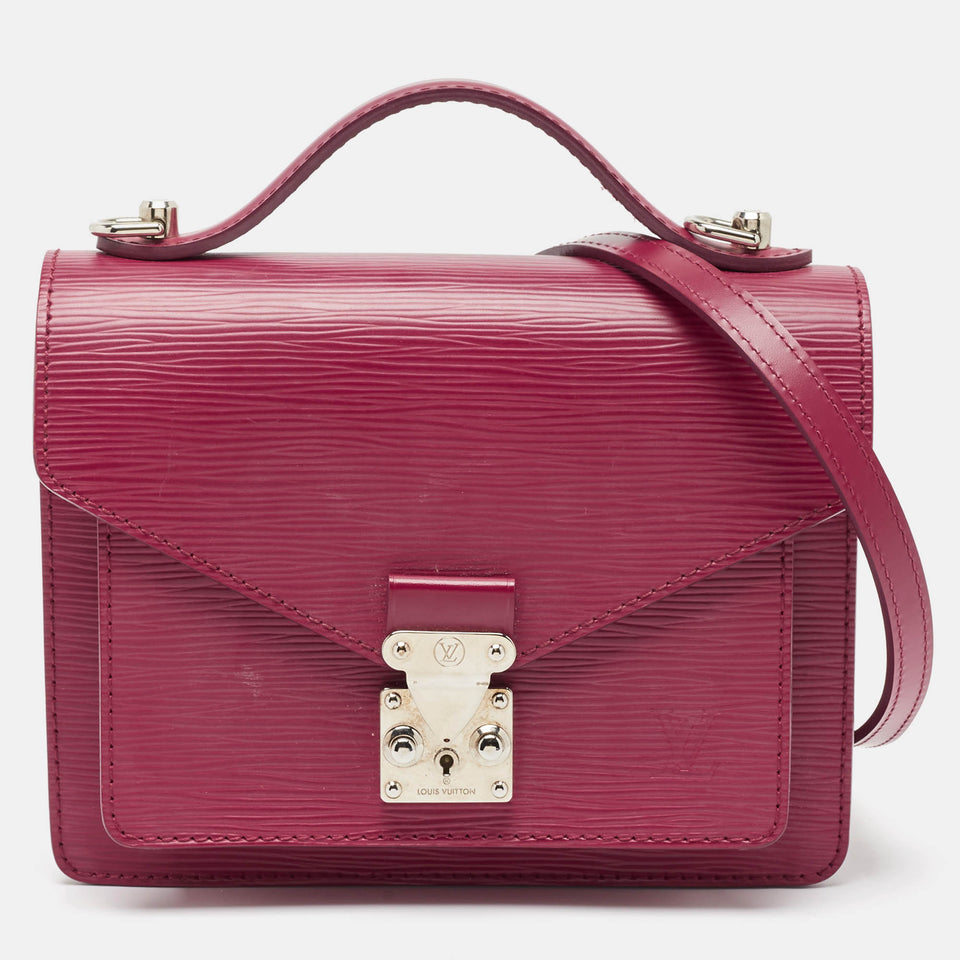 Louis Vuitton Fuchsia Epi Leather Monceau Bb Bag