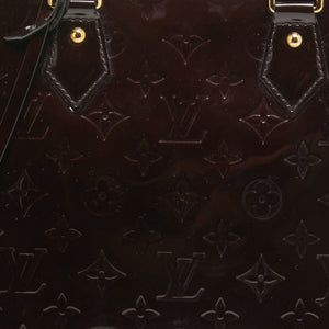 Louis Vuitton Amarante Monogram Vernis Alma Pm Bag..