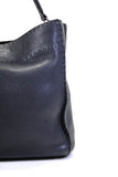 Fendi Womens Gray Textured Toggle Selleria Anna Medium Top Handle Satchel Bag Handbag