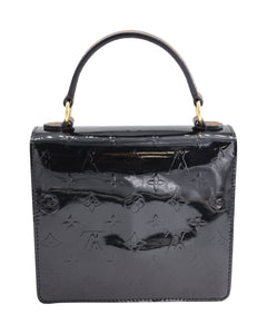 Louis Vuitton Spring Street Bag w/ Strap in Black 'Vernis' Patent Leather