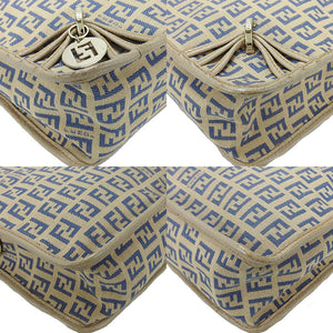 Fendi Canvas Leather Shoulder Bag
