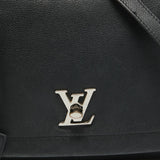 Louis Vuitton Black Leather Lockme Ii Bag