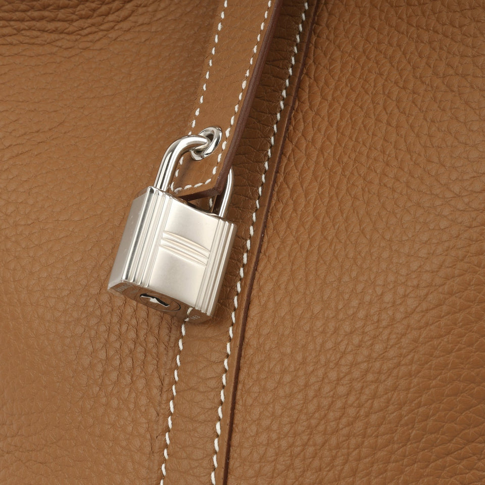 Hermès - Picotin 18 - Gold Clemence Leather GHW - Brand New - 2024