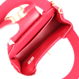 Chanel Nano Kelly Shopper Red Jersey Brushed Gold Hardware