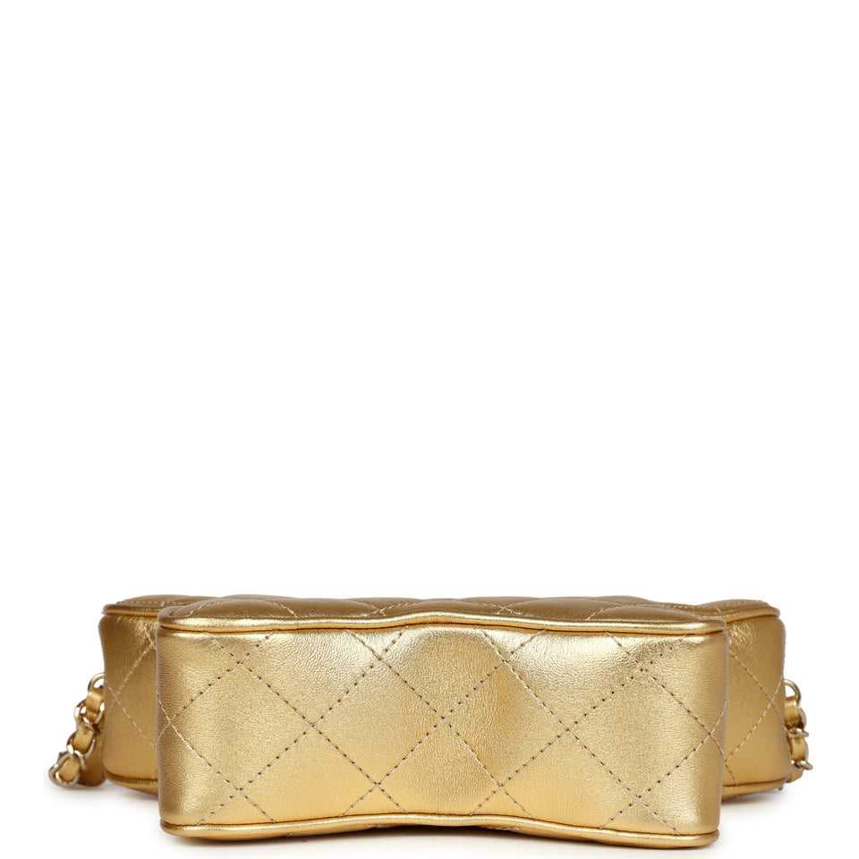 Chanel Star Bag Metallic Gold Lambskin Gold Hardware
