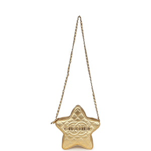 Chanel Star Bag Metallic Gold Lambskin Gold Hardware