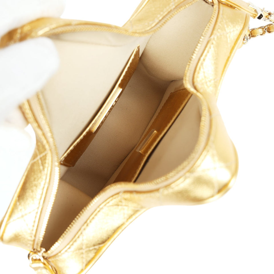 Chanel Star Bag Metallic Gold Lambskin Gold Hardware