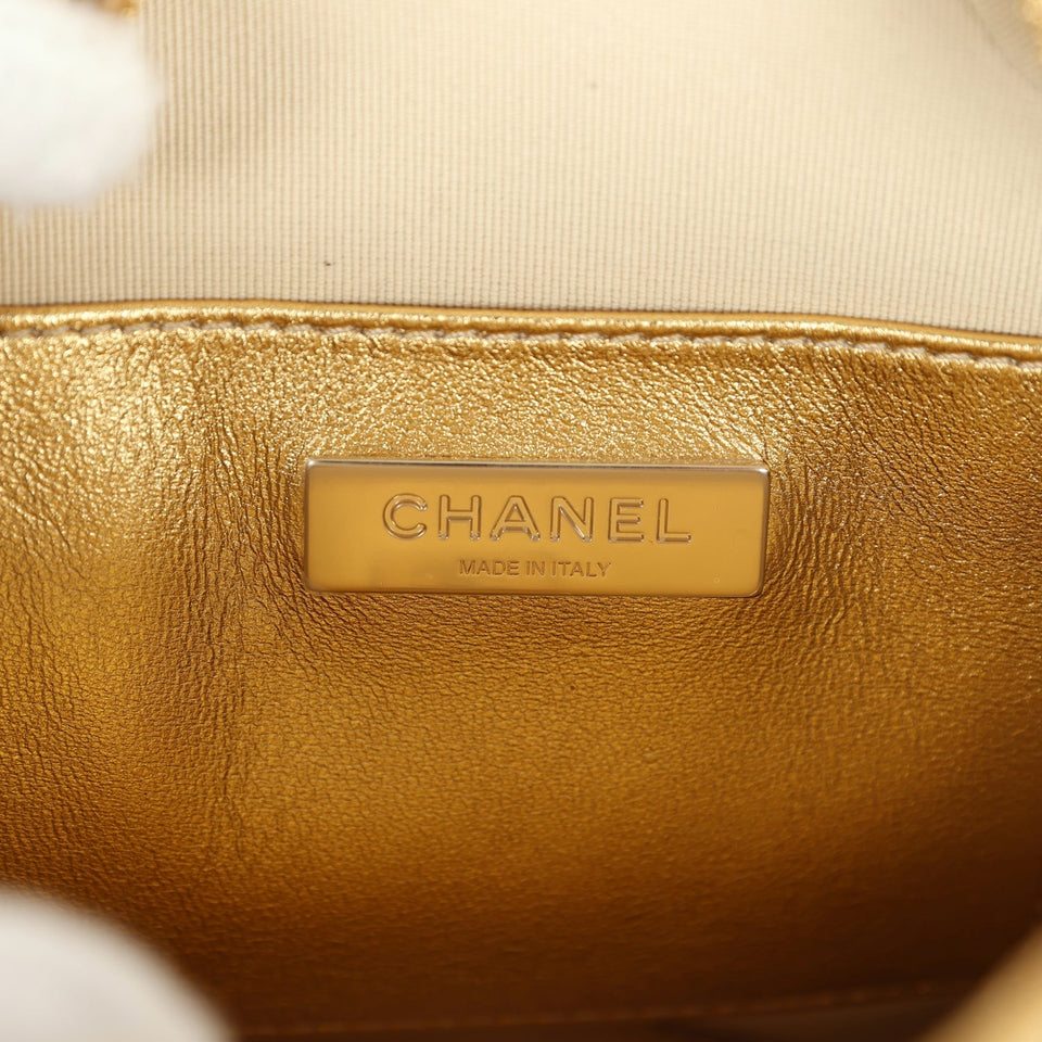 Chanel Star Bag Metallic Gold Lambskin Gold Hardware