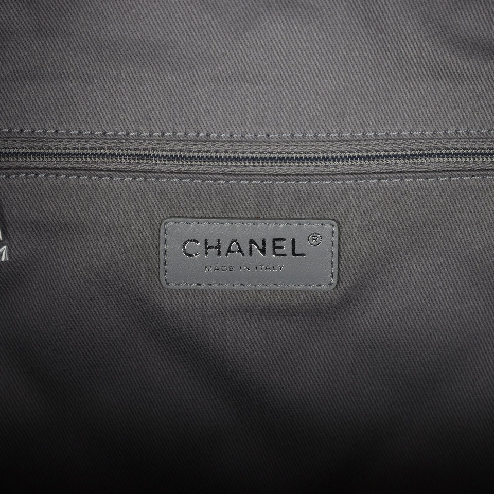 Chanel Graffiti Backpack Grey Multicolored Canvas Silver Hardware - Payment 1