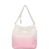 Chanel Mini 22 Bag Pink and White Ombre Calfskin Lacquered Metal Hardware
