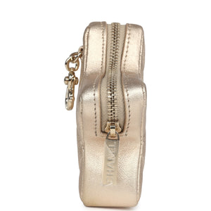 Chanel Walk Of Fame Star Clip-On Coin Purse Metallic Gold Goatskin Light Gold Hardware