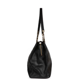 Vintage Chanel Supermodel Tote Black Caviar Gold Hardware