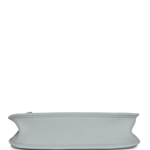 Hermes Evelyne III PM Bleu Glacier Clemence Palladium Hardware