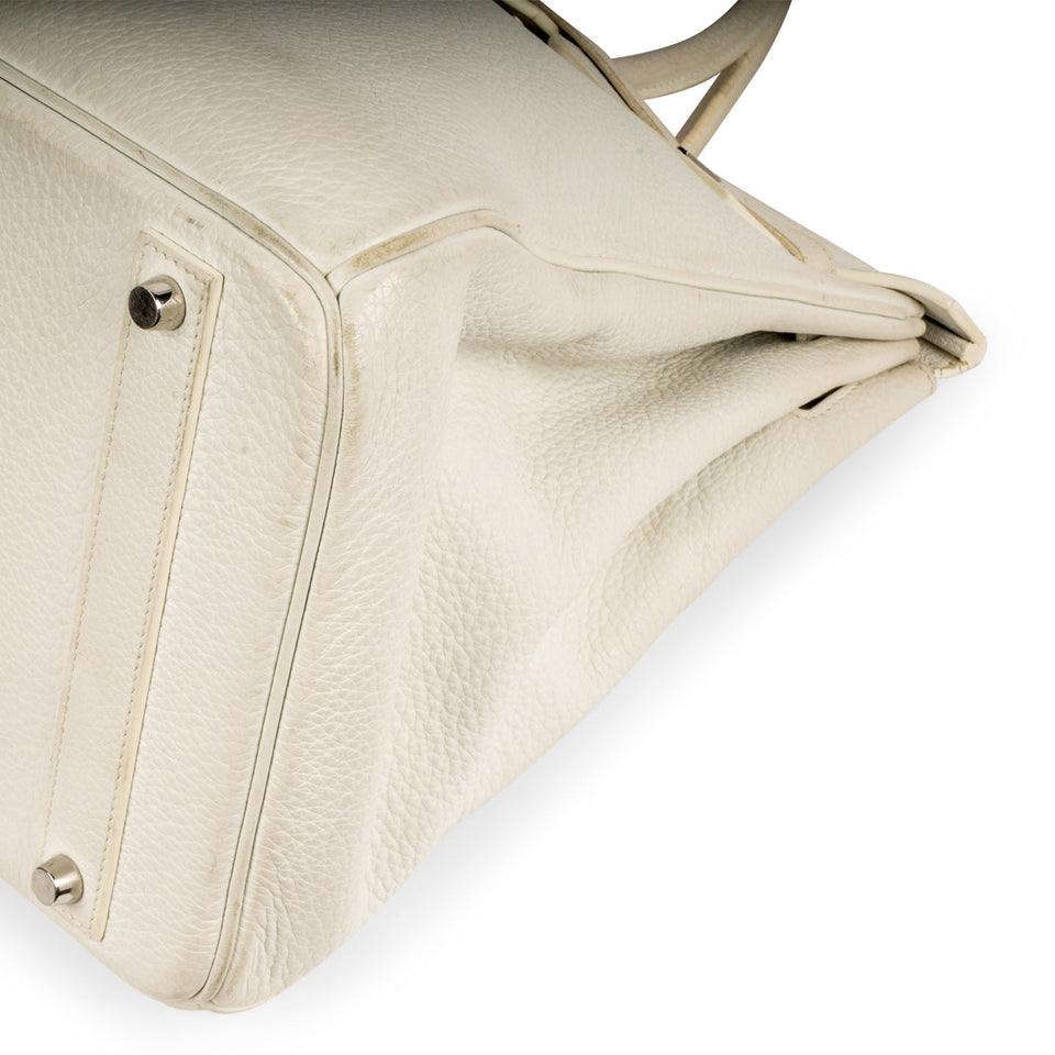 Birkin 40cm - White Togo - PHW