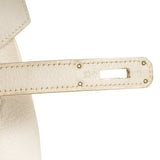 Birkin 40cm - White Togo - PHW