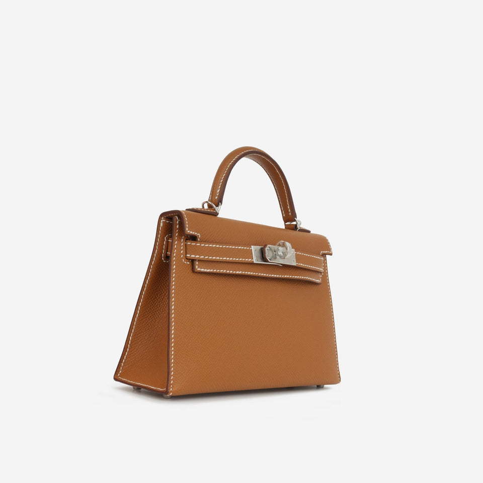 Hermès Mini Kelly Gold Epsom PHW (NWT)