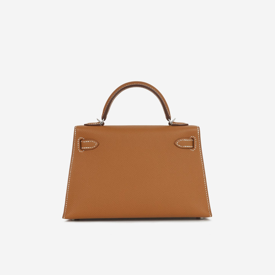 Hermès Mini Kelly Gold Epsom PHW (NWT)