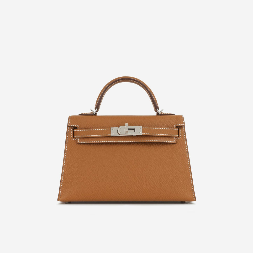Hermès Mini Kelly Gold Epsom PHW (NWT)