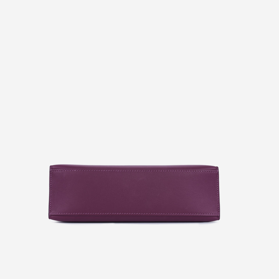 Hermès Kelly Pochette - Anemone Swift | Palladium Hardware