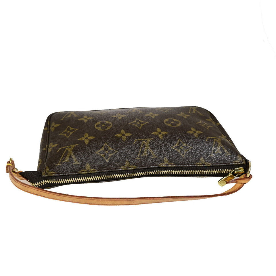 Louis Vuitton Pochette Accessoires  Canvas Clutch Bag