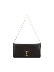 Women's Ysl Chain Wallet in Nero | 801712AACX7