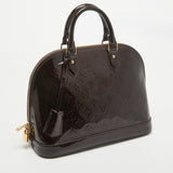 Louis Vuitton Amarante Monogram Vernis Alma Pm Bag..