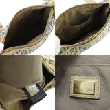 Fendi Canvas Leather Shoulder Bag