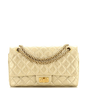 CHANEL Reissue 2.55 Flap Bag Quilted Aged Calfskin 225