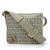 Fendi Canvas Leather Shoulder Bag