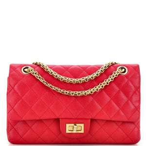 CHANEL Reissue 2.55 Flap Bag Quilted Caviar 225