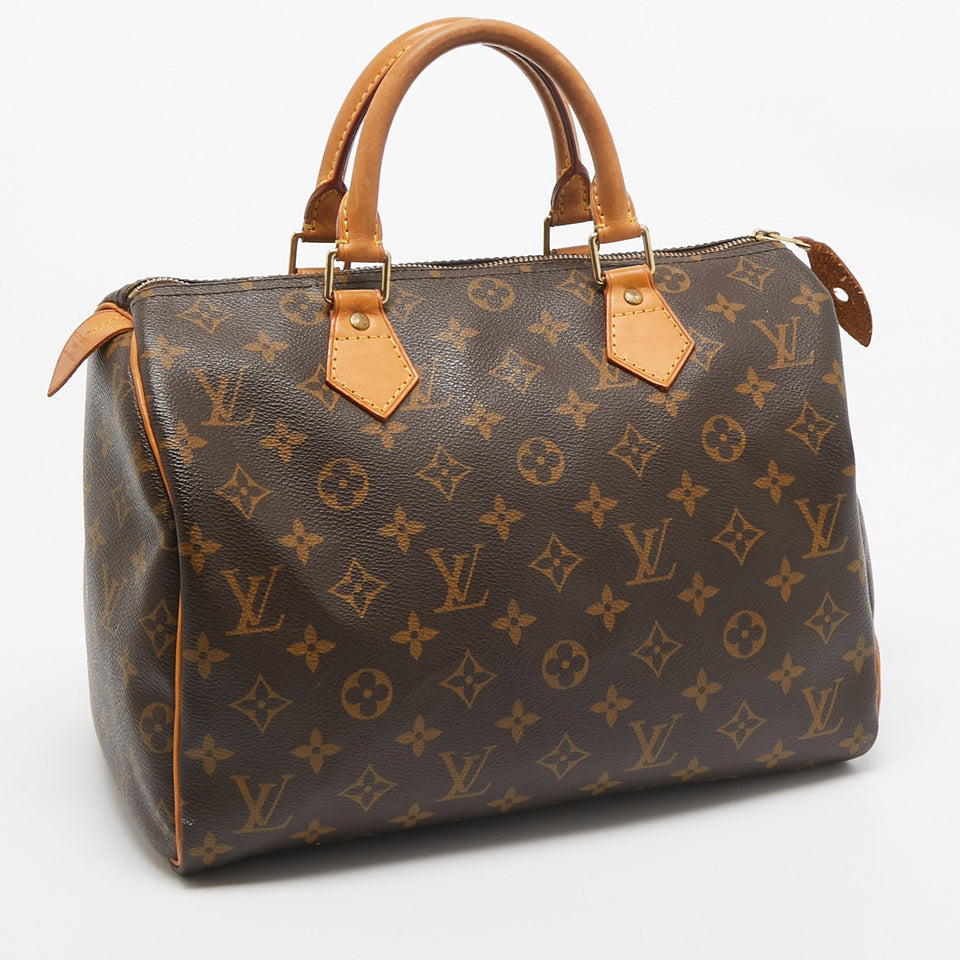 Louis Vuitton Monogram Canvas Speedy 30 Bag